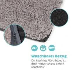 Emma Hundebett Hundekorb | Waschbar | Rutschfest | Atmungsaktiv | Wendematratze | Kissen | Größe M (80 X 20 X 70 Cm) -Der Grillgarten Winkels 10037611 de 0005 logo