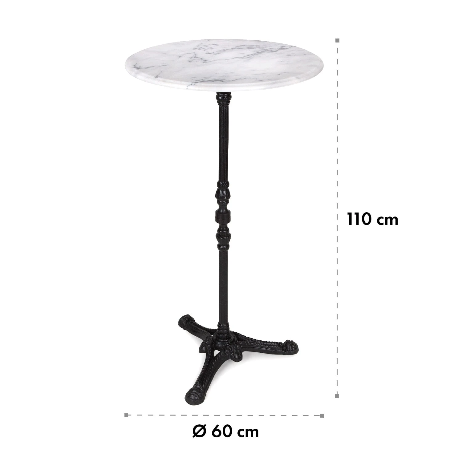 Patras Taverna Bartisch 4-Seasons-Marble Weiß 10 Patras Taverna Bartisch 4-Seasons-Marble Weiß – Bild 8