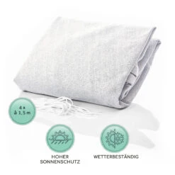 Dreieckiges Sonnensegel 3x3x3 M Polyester Luftdurchlässig -Der Grillgarten Winkels 10038200 de 0005 logo