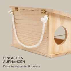 Vogelfutterstation Unbehandeltes Naturholz Aufhängkordel Fertig Montiert -Der Grillgarten Winkels 10038221 de 0004 logo