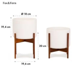 Thorn Blumentopf Mit Ständer 50er Jahre Stil 2 Größen -Der Grillgarten Winkels 10038440 yy 0006 usp