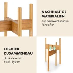 Zeist Pflanzenhalter 2 Höhen Kombinierbar Steck-Design Naturbelassen -Der Grillgarten Winkels 10038456 de 0004 usp