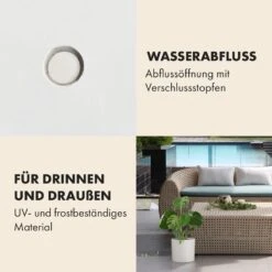 Gendt Pflanztopf Übertopf 3er-Set 3 Größen S/M/L Faserstein In/Outdoor -Der Grillgarten Winkels 10038475 de 0004 usp