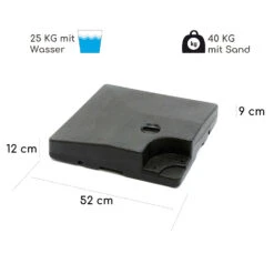 Limousin Sonnenschirmständer-Gewichte 140 Kg Leergewichte 4er-Set -Der Grillgarten Winkels 10038527 de 0007 logo