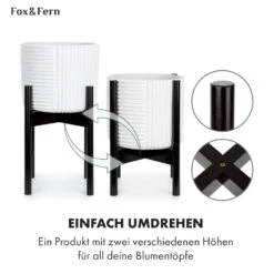 Deventer Pflanzenhalter Für Töpfe Von 20,3-30,5 Cm Ø 2 Höhen -Der Grillgarten Winkels 10038545 de 0005 usp