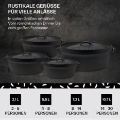 Galloway Dutch Oven 9.0 BBQ-Topf Gusseisen Größe L / 9 Qt 14 Galloway Dutch Oven 9.0 BBQ-Topf Gusseisen Größe L / 9 Qt -Der Grillgarten Winkels 10038582 de 0006 usp