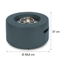 Pilos Gas-Feuerstelle 40.000BTU/13kW Abdeckung Edelstahlbrenner -Der Grillgarten Winkels 10039400 yy 0007 logo