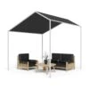 Blumfeldt La Rochelle Gazebo Schrägdach UV 50+ Aluminium Polyester -Der Grillgarten Winkels 10040098 yy 0001 titel