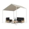 Blumfeldt La Rochelle Gazebo Schrägdach UV 50+ Aluminium Polyester 2 Blumfeldt La Rochelle Gazebo Schrägdach UV 50+ Aluminium Polyester -Der Grillgarten Winkels 10040099 yy 0001 titel