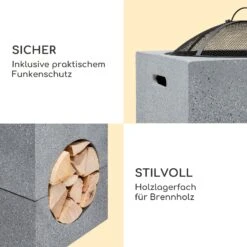 Blumfeldt Monolith Feuerschale Mit Grill MGO & Stahlschale Inkl. Funkenschutz -Der Grillgarten Winkels 10040239 de 0004 logo