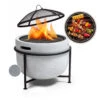 Blumfeldt Grail Feuerschale Mit Grill MGO & Stahlschale Inkl. Funkenschutz -Der Grillgarten Winkels 10040243 yy 0001 titel