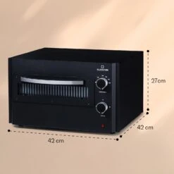 Arezzo Pizza-Ofen Herausnehmbarer Pizza-Stein Stahlgehäuse 1770 W 160 - 400 °C -Der Grillgarten Winkels 10041186 yy 0006 dimensions